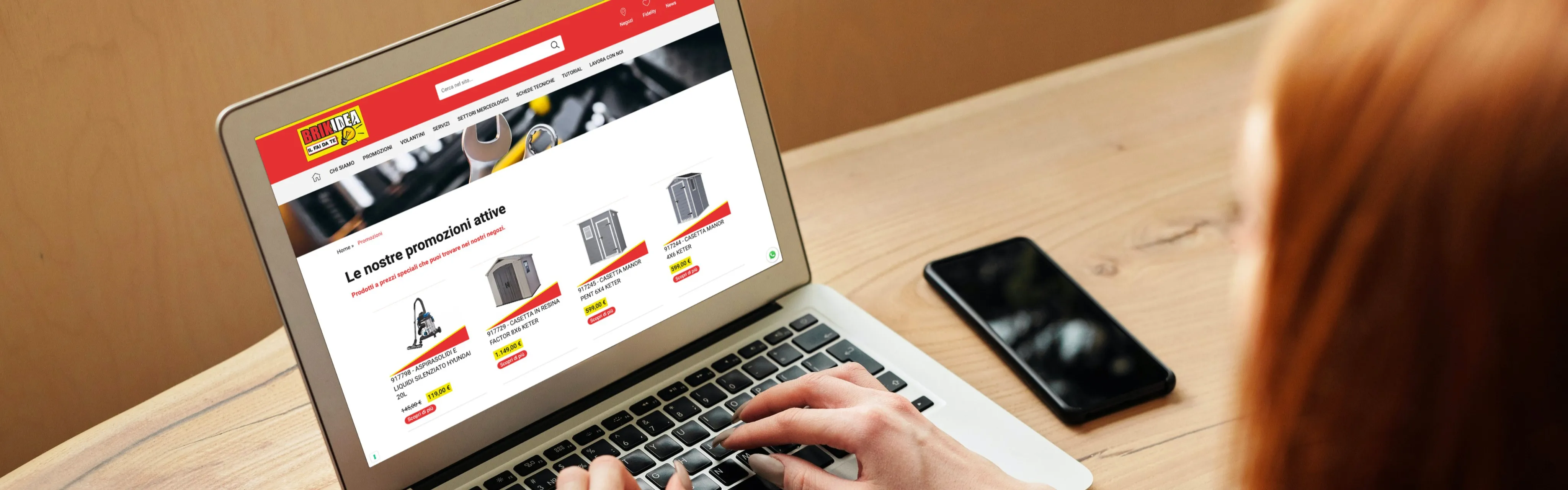 Realizzazione sito web: il bricolage a Pandino