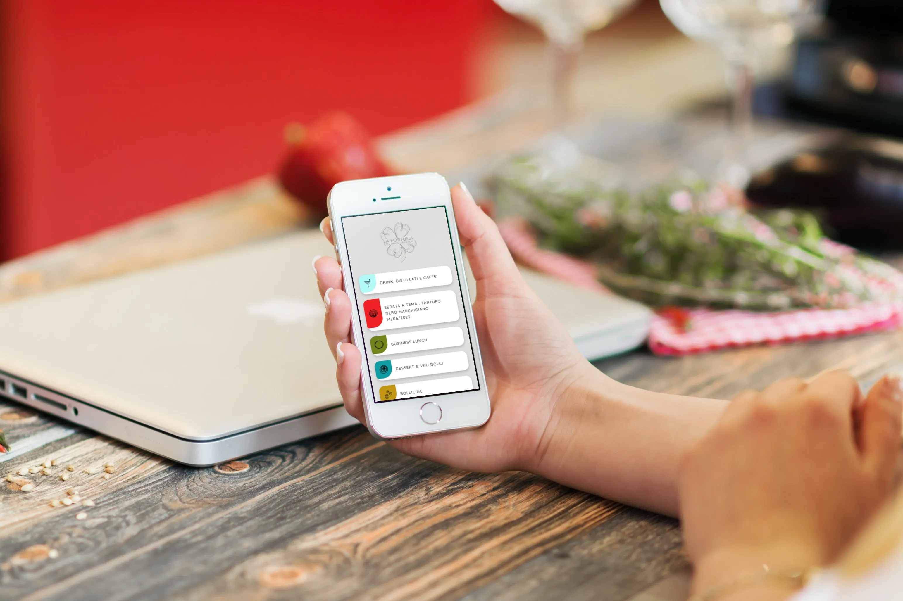 Sviluppo web app: men&ugrave; digitale QR Code